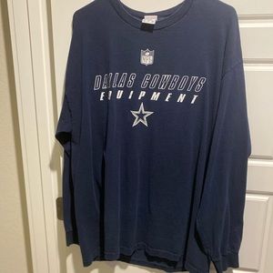 Dallas Cowboys Equipment Long Sleeve Tee. Unisex.